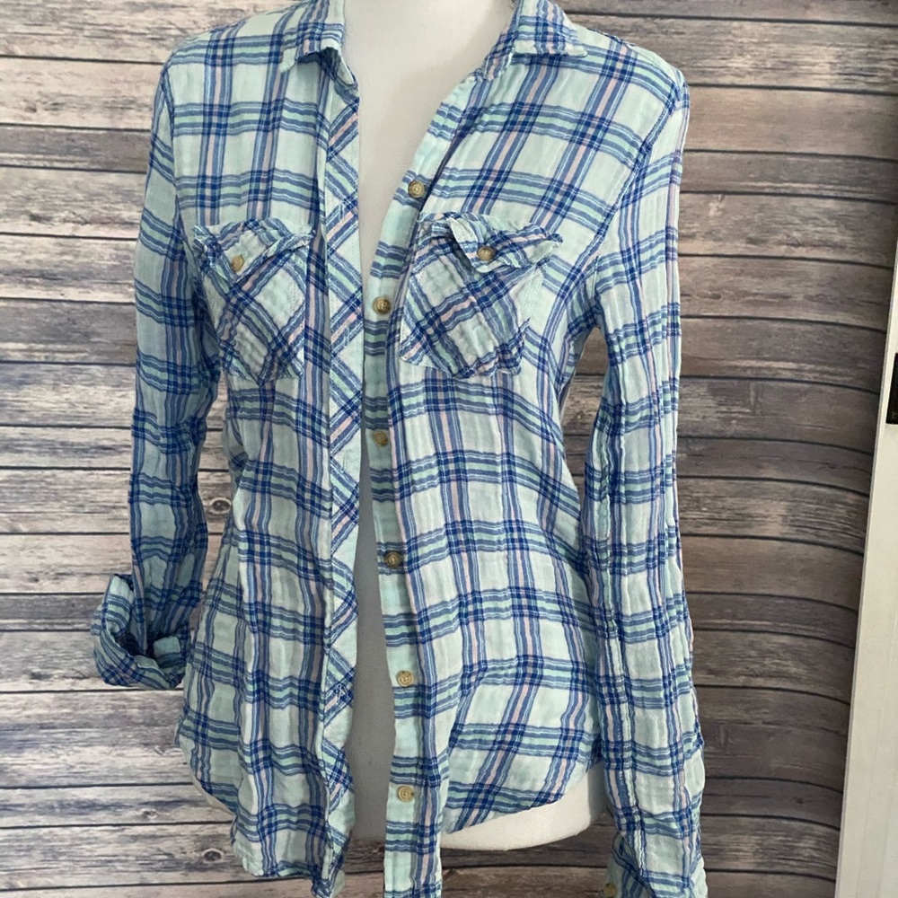 Plaid button up